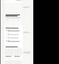 Wireframe der Über-uns-Seite (Mobil): Gruppenfoto, Kennzahlen, vertikale Timeline und Team-Grid