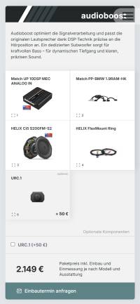 Mobile Frontend (Pakete)