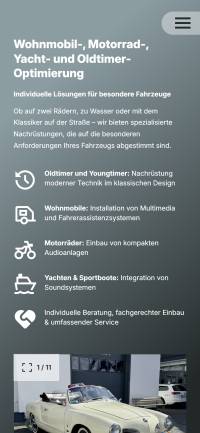 Mobile Frontend (Leistungen)