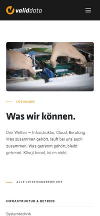 Mobile Frontend (Lösungen)