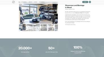 Frontend – Desktop (Startseite)