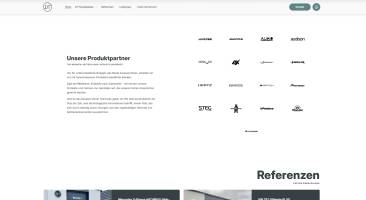 Frontend – Desktop (Startseite)