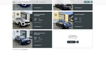 Frontend – Desktop (Startseite)