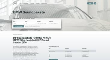 Fahrzeugauswahl: Paketsuche exakt für den eigenen Fahrzeugtyp