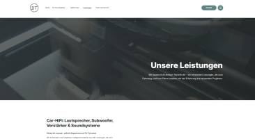 Frontend – Desktop (Leistungen)