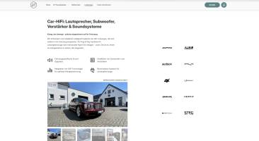 Frontend – Desktop (Leistungen)