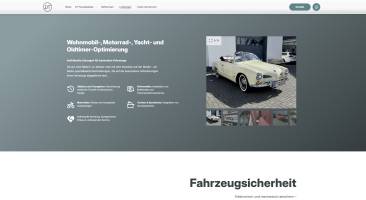 Frontend – Desktop (Leistungen)
